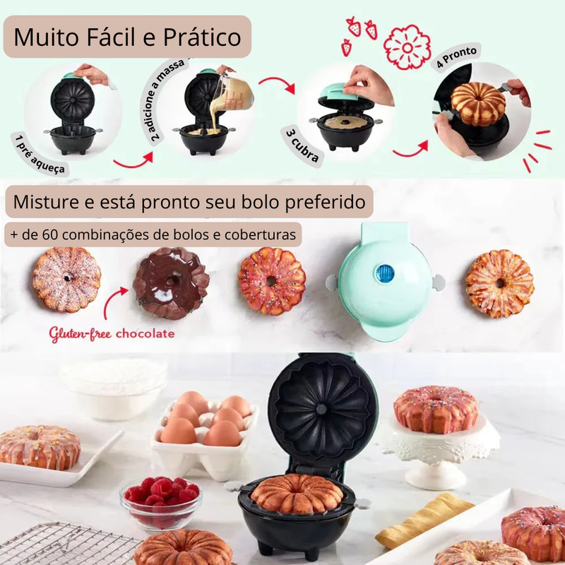 Máquina de Mini Bolos PERFEITA Para seu dia a dia